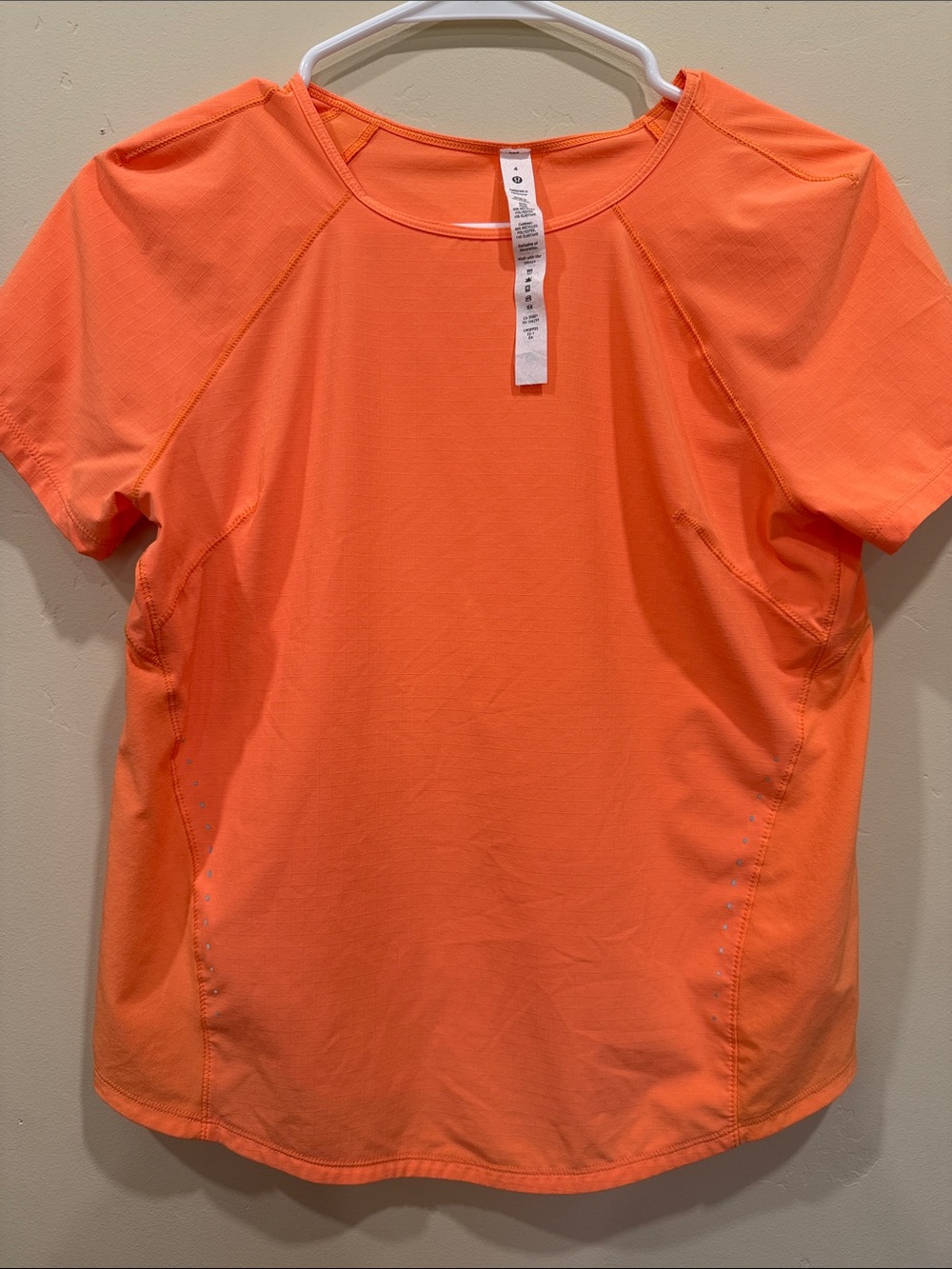 lululemon athletica Women's Short-Sleeve Tee in Neon Orange